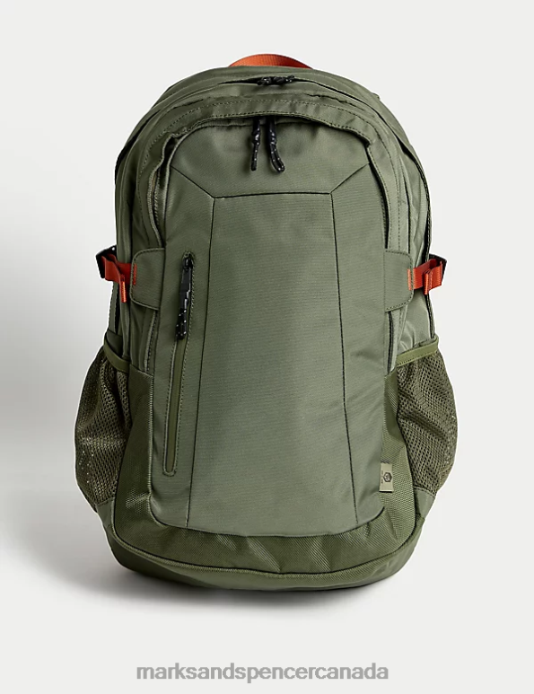 Men Green Mix Accessories Marks & Spencer Backpack 20VTD6821 - Marks and Spencer online