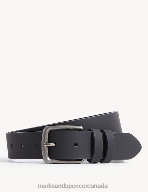 Men Black Accessories Marks & Spencer Casual Belt 20VTD5714 - Marks and Spencer Canada locations