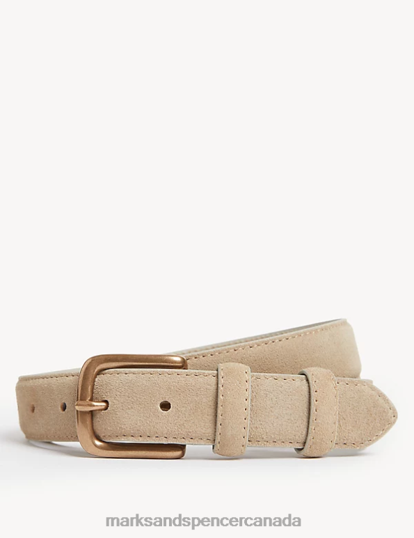 Marks and Spencer near me - Men Stone Accessories Marks & Spencer Suede Belt 20VTD5089