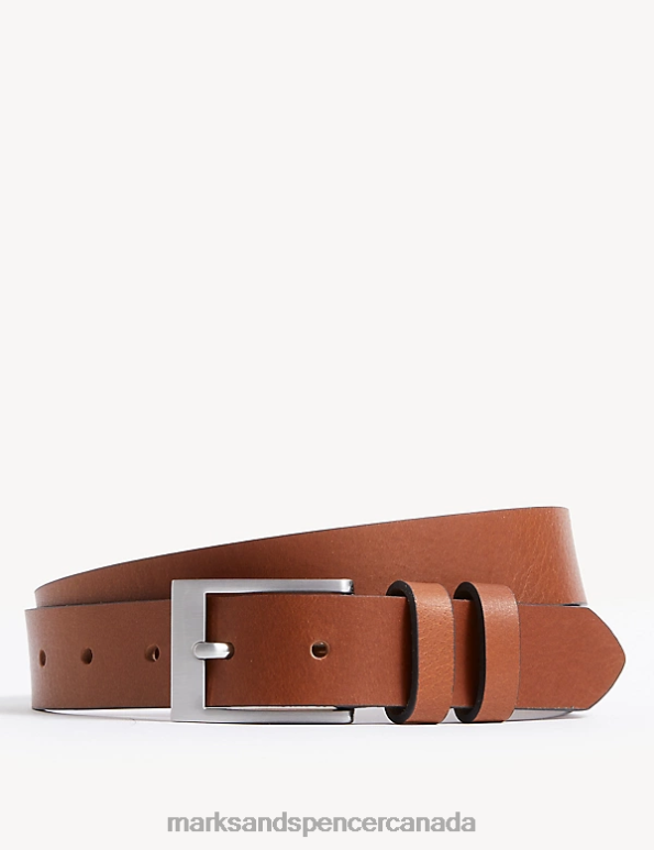 Marks and Spencer near me - Men Tan Accessories Marks & Spencer Leather Belt 20VTD6038