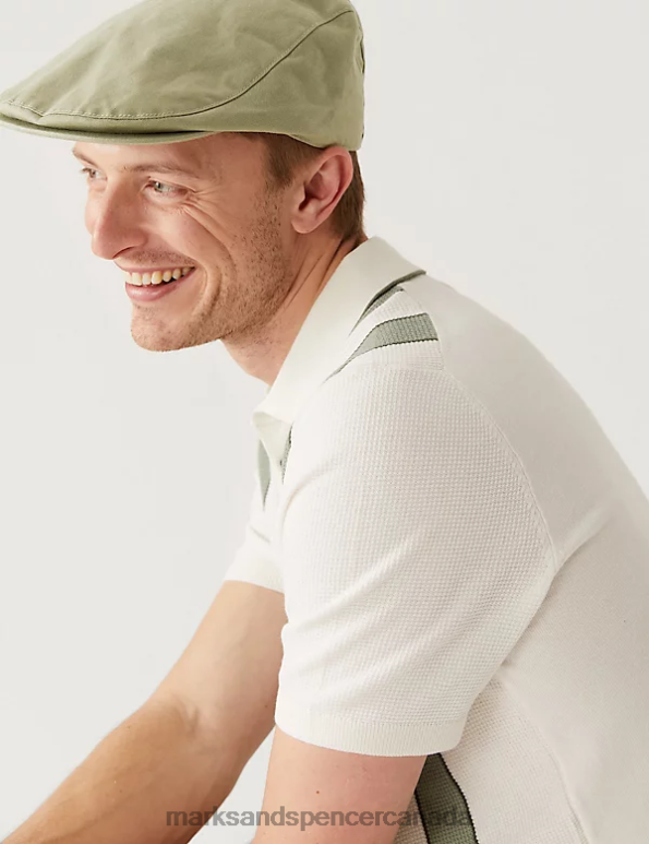 Marks and Spencer near me - Men Green Accessories Marks & Spencer Pure Cotton Flat Cap 20VTD5505