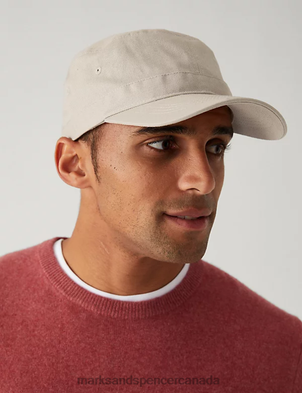 Marks and Spencer sale - Men Sand Accessories Marks & Spencer Pure Cotton Baseball Cap 20VTD5615