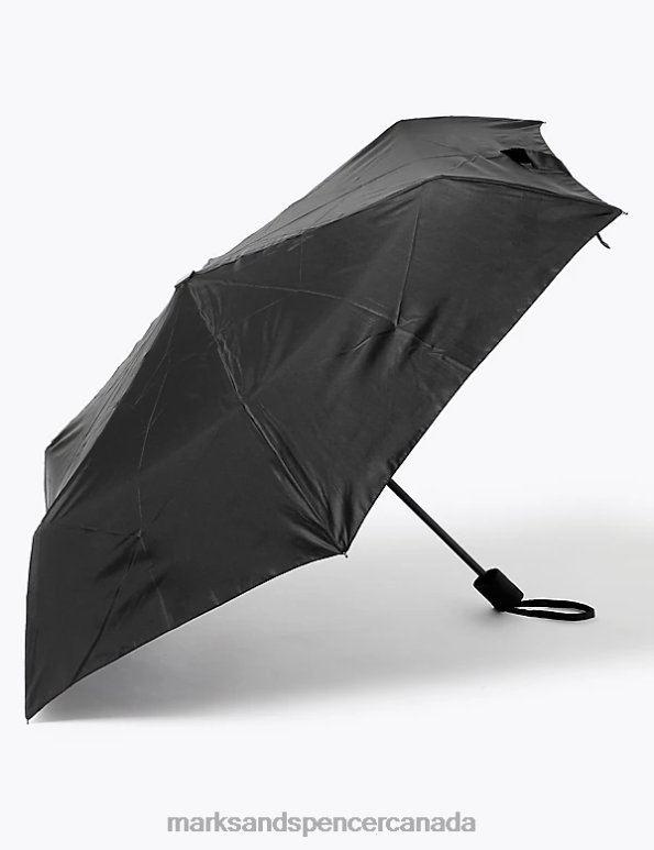 Men Black Accessories Marks & Spencer Recycled Polyester Umbrella with Windtech 20VTD6530 - Marks and Spencer Canada locations