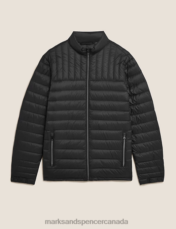 Marks and Spencer Canada - Men Black Clothing Marks & Spencer Feather and Down Puffer Jacket 20VTD7475