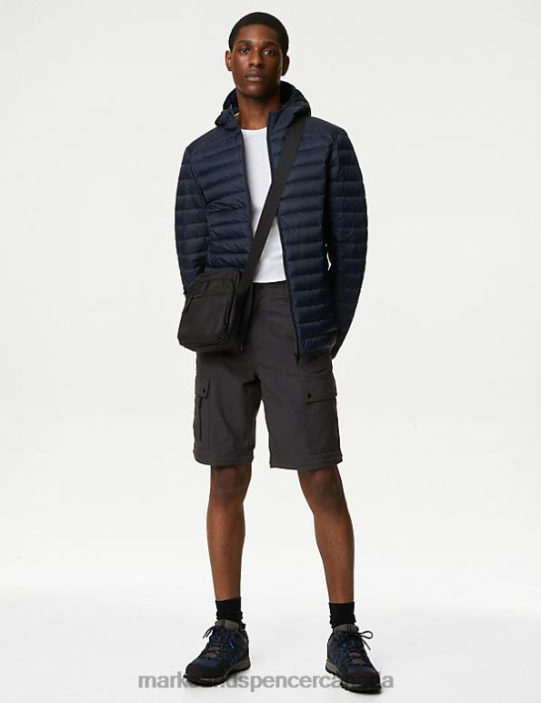 Marks and Spencer near me - Men Navy Clothing Marks & Spencer Feather and Down Jacket with Stormwear 20VTD5433