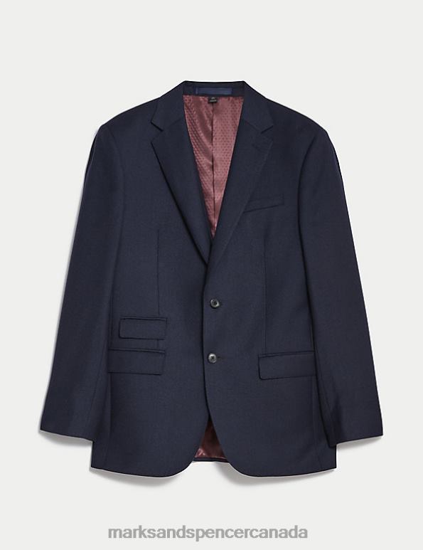 Marks and Spencer sale - Men Navy Clothing Marks & Spencer Regular Fit Wool Rich Suit Jacket 20VTD5963