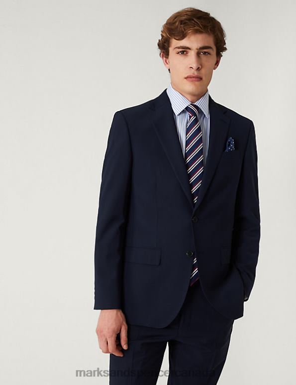 Marks and Spencer sale - Men Navy Clothing Marks & Spencer The Ultimate Regular Fit Suit Jacket 20VTD6113