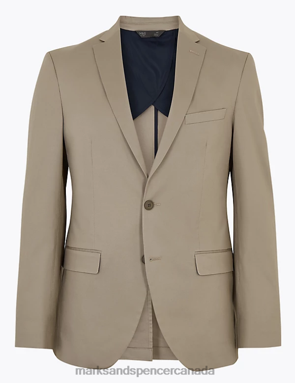 Marks and Spencer near me - Men Neutral Clothing Marks & Spencer Slim Fit Cotton Jacket 20VTD7128