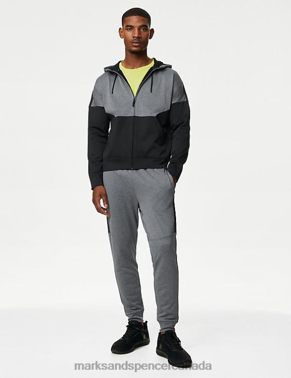 Men Grey Clothing Marks & Spencer Sports Joggers 20VTD5879 - Marks and Spencer outlet