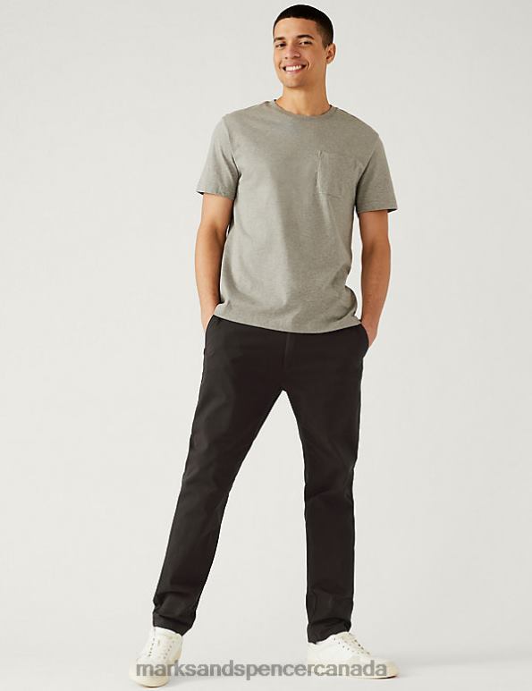 Marks and Spencer Canada - Men Brown Clothing Marks & Spencer Slim Fit Ultimate Chinos 20VTD5306