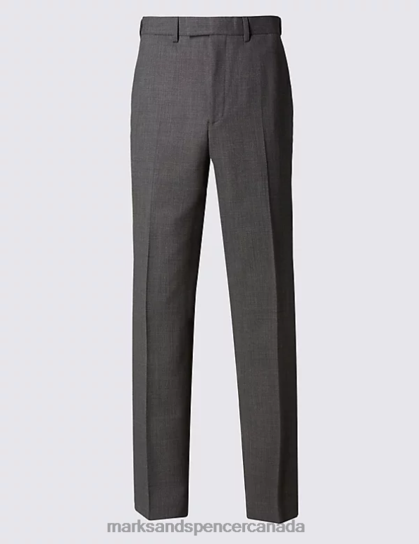 Marks and Spencer sale - Men Grey Clothing Marks & Spencer Regular Fit Suit Trousers 20VTD7163