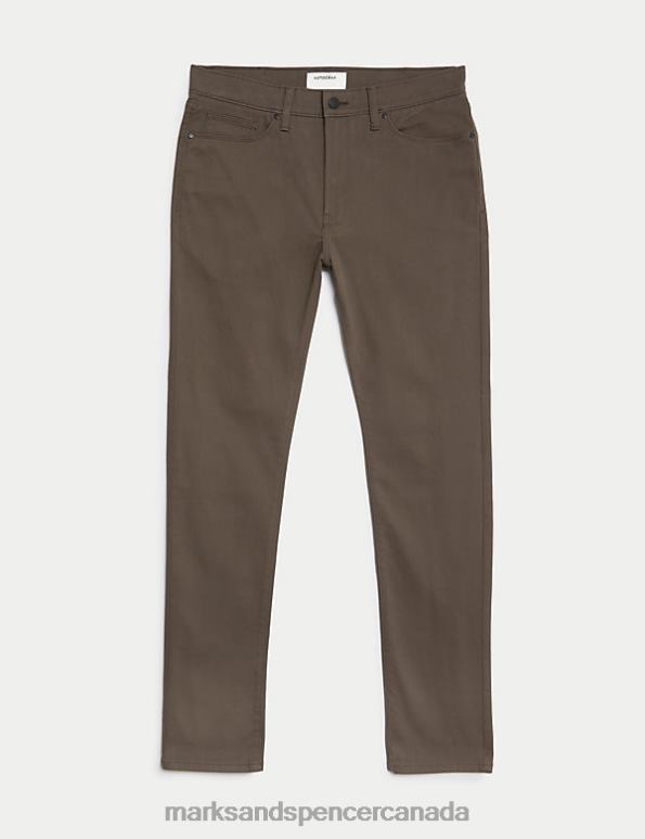 Men Mole Clothing Marks & Spencer Slim Fit Italian 5 Pocket Trousers 20VTD6236 - Marks and Spencer Canada locations