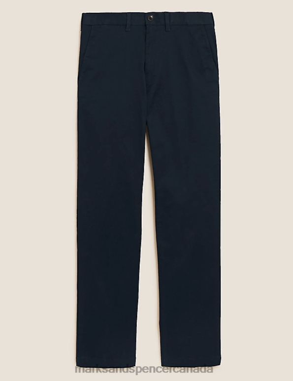 Men Navy Clothing Marks & Spencer Big & Tall Regular Fit Heritage Chinos 20VTD6351 - Marks and Spencer online