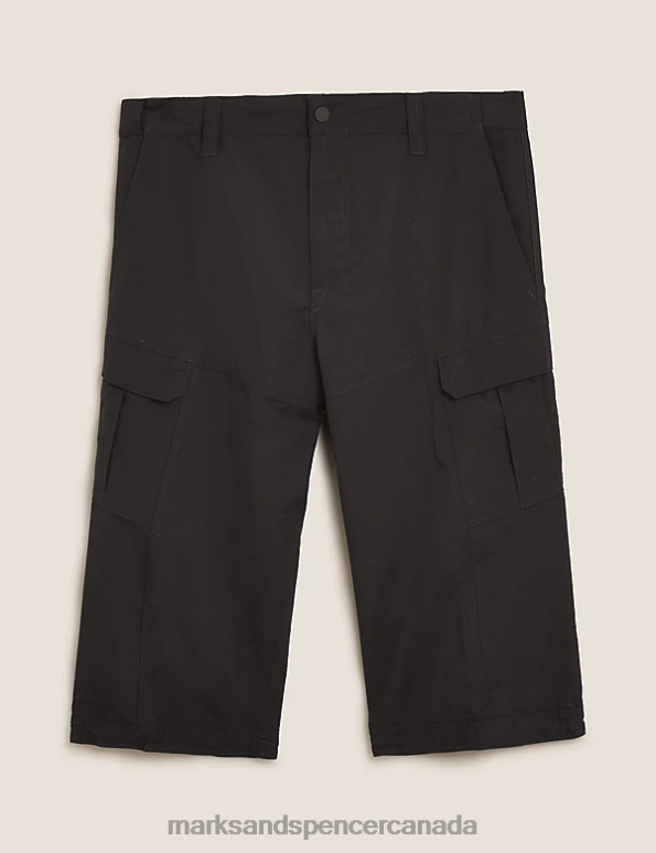 Men Charcoal Clothing Marks & Spencer 3/4 Leg Trekking Shorts 20VTD6507 - Marks and Spencer outlet