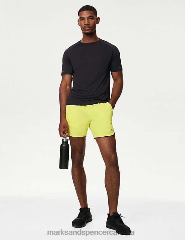 Men Limeade Clothing Marks & Spencer Quick Dry Sports Shorts 20VTD5405 - Marks and Spencer online