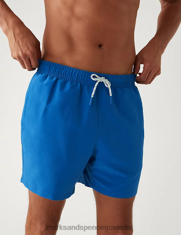 Men Cornflower Clothing Marks & Spencer Quick Dry Swim Shorts 20VTD5129 - Marks and Spencer online