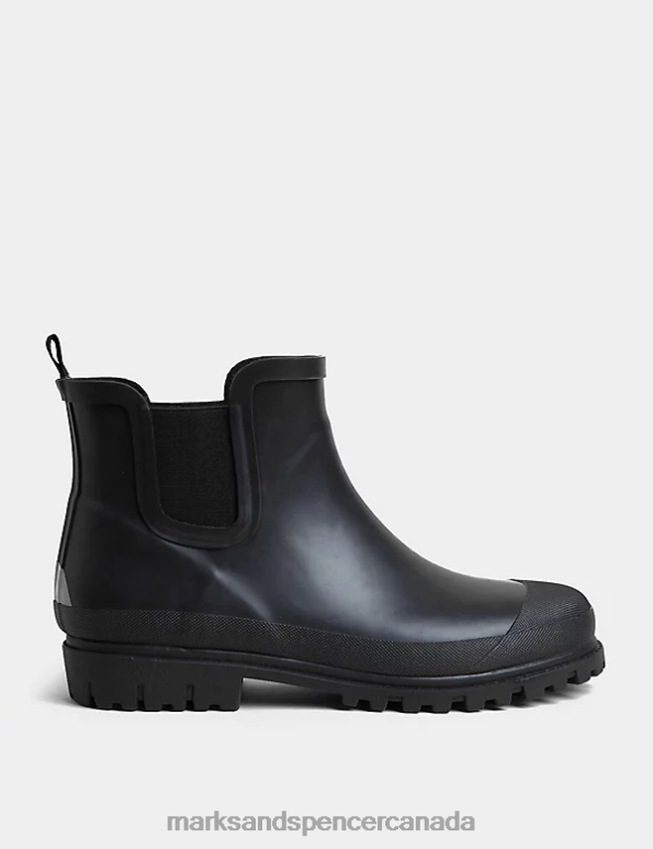 Marks and Spencer near me - Men Black Footwear Marks & Spencer Waterproof Pull-On Chelsea Boots 20VTD7118