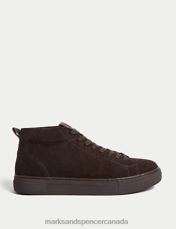 Men Brown Footwear Marks & Spencer Suede Chukka Boots 20VTD5598 - Marks and Spencer outlet