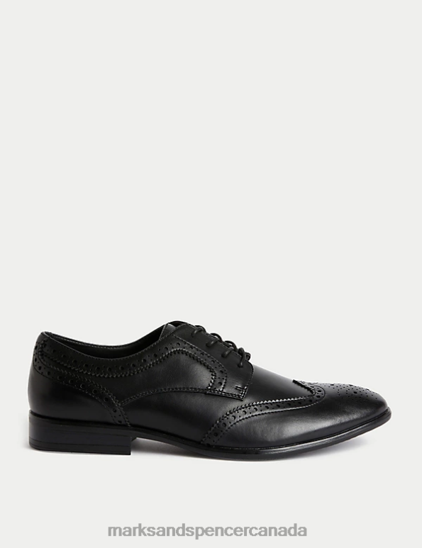 Marks and Spencer Canada - Men Black Footwear Marks & Spencer Brogues 20VTD6338