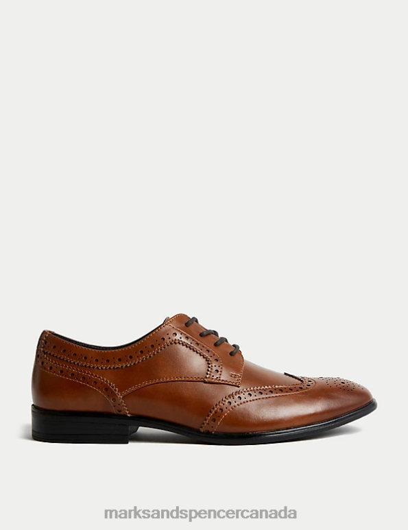 Marks and Spencer Canada - Men Tan Footwear Marks & Spencer Brogues 20VTD5953