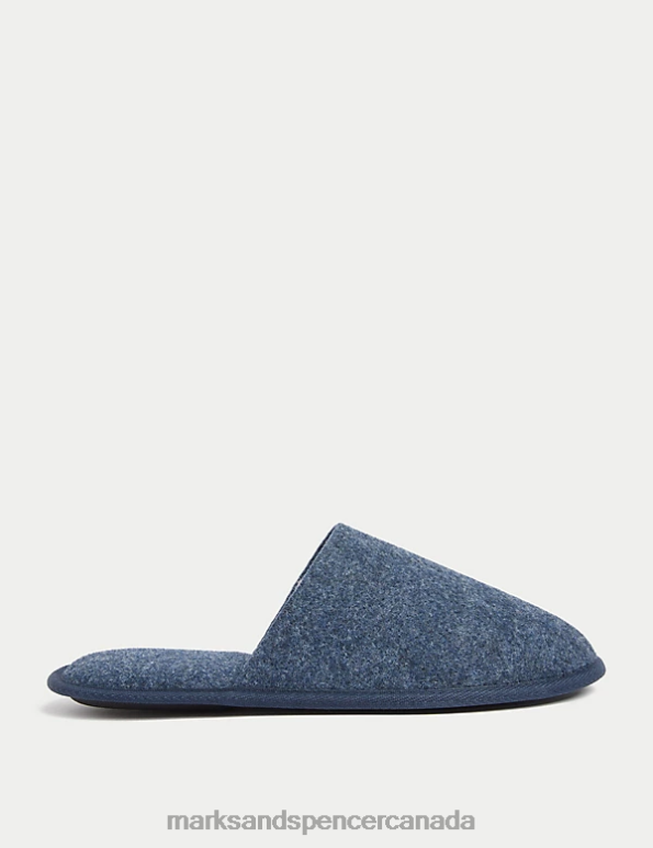 Marks and Spencer sale - Men Denim Footwear Marks & Spencer Mule Slippers with Freshfeet 20VTD6841