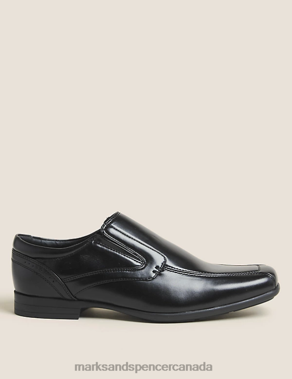 Men Black Footwear Marks & Spencer Slip-On Shoes 20VTD6805 - Marks and Spencer online