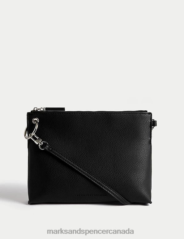 Marks and Spencer near me - Women Black Accessories Marks & Spencer Faux Leather Cross Body Bag 20VTD226