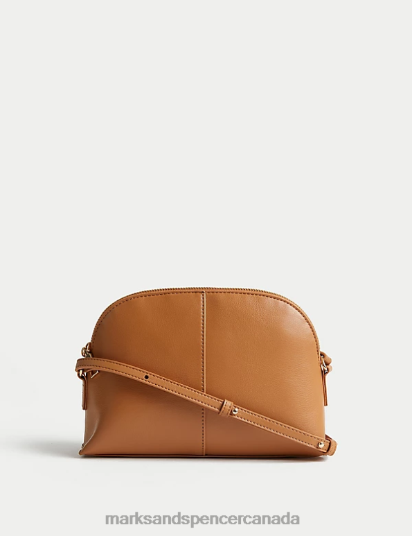 Marks and Spencer Canada - Women Latte Accessories Marks & Spencer Faux Leather Cross Body Bag 20VTD1154