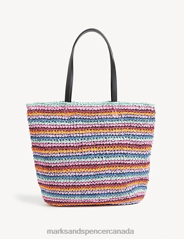 Marks and Spencer sale - Women Multi Accessories Marks & Spencer Straw Woven Tote Bag 20VTD1203