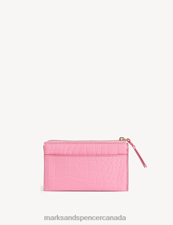 Marks and Spencer sale - Women Petal Pink Accessories Marks & Spencer Leather Purse 20VTD3221