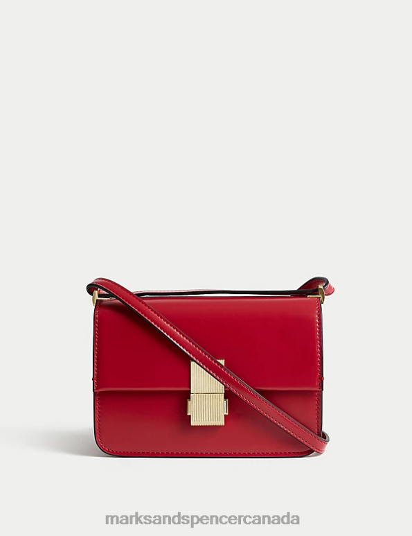 Marks and Spencer near me - Women Red Accessories Marks & Spencer Faux Leather Cross Body Bag 20VTD1296