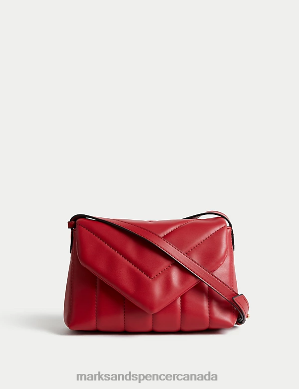 Marks and Spencer sale - Women Red Accessories Marks & Spencer Quilted Mini Cross Body Bag 20VTD2382