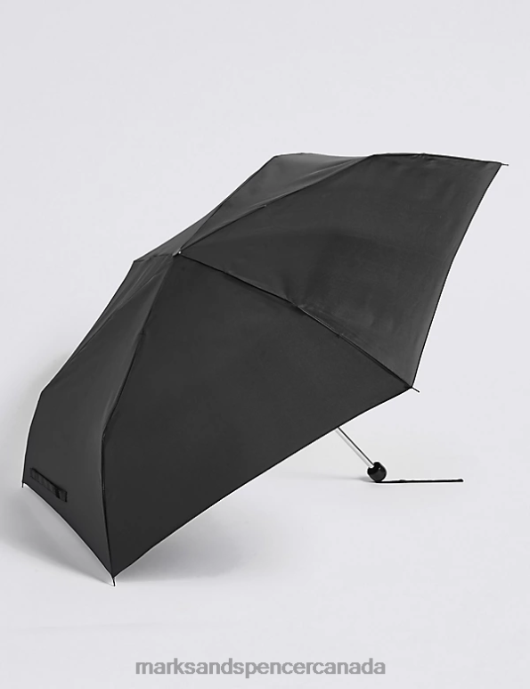 Women Black Accessories Marks & Spencer Sheen Compact Umbrella 20VTD2952 - Marks and Spencer online