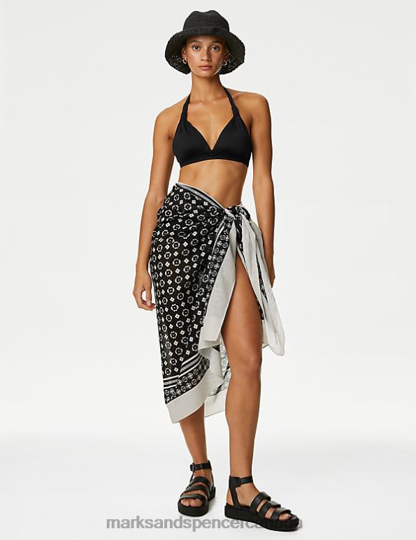 Marks and Spencer near me - Women Black Clothing Marks & Spencer Padded Plunge Halterneck Bikini Top 20VTD713