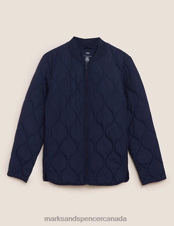 Marks and Spencer sale - Women Navy Clothing Marks & Spencer Recycled Thermowarmth Lightweight Quilted Jacket 20VTD2090