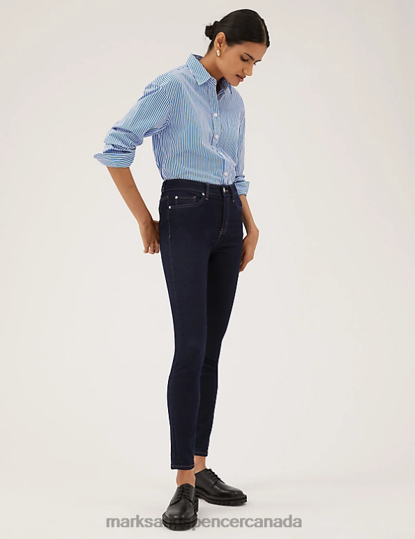 Marks and Spencer sale - Women Indigo Mix Clothing Marks & Spencer Ivy Skinny Jeans 20VTD3413