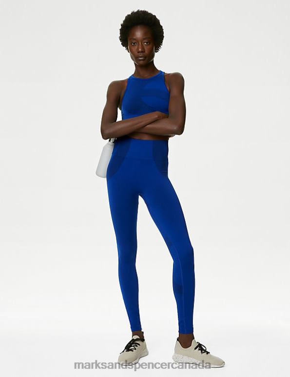 Marks and Spencer near me - Women Cobalt Clothing Marks & Spencer Go Seamless High Waisted Gym Leggings 20VTD1939