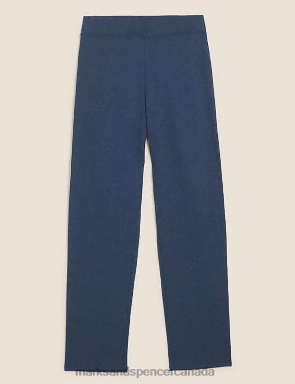 Women Indigo Clothing Marks & Spencer Cotton Rich Straight Leg Joggers 20VTD1308 - Marks and Spencer Canada locations