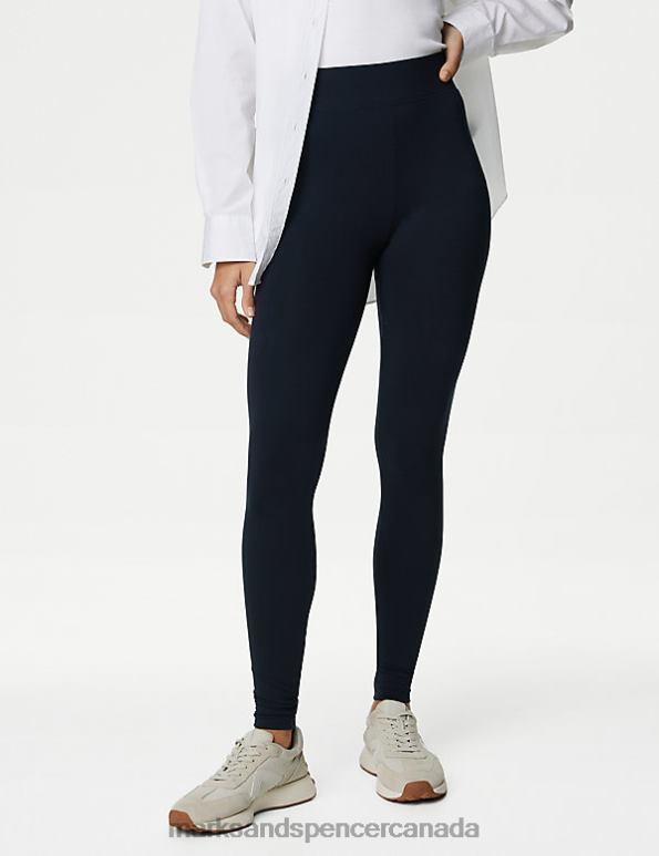 Marks and Spencer near me - Women Navy Clothing Marks & Spencer High Waisted Leggings 20VTD2623