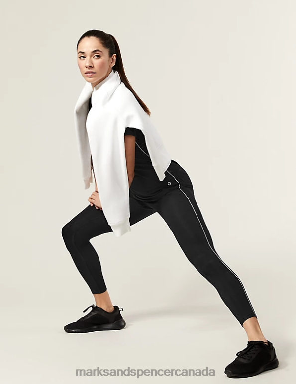 Marks and Spencer near me - Women Black Clothing Marks & Spencer Go Easy High Waisted Gym Leggings 20VTD2911