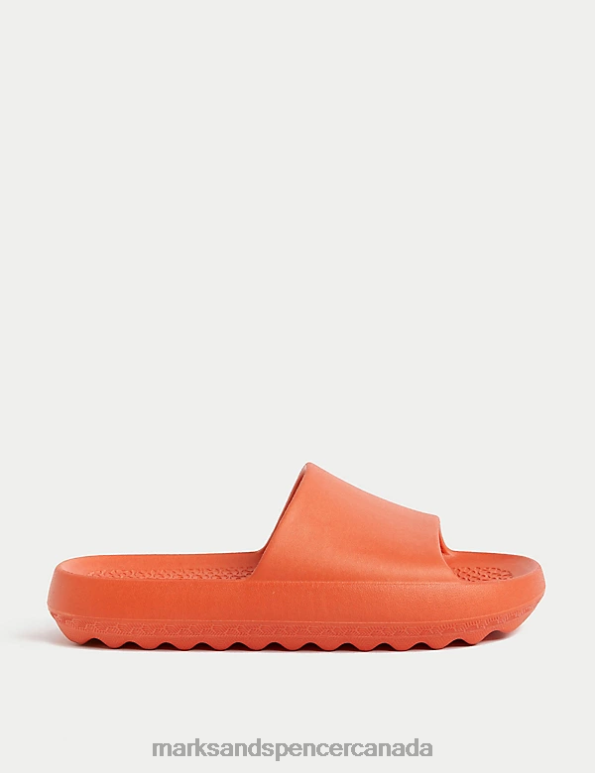 Women Apricot Footwear Marks & Spencer Footbed Sliders 20VTD1803 - Marks and Spencer Canada locations