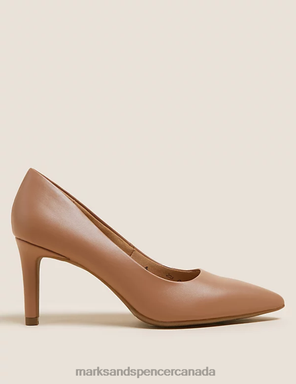 Women Rich Amber Footwear Marks & Spencer Stiletto Heel Pointed Court Shoes 20VTD697 - Marks and Spencer Canada locations