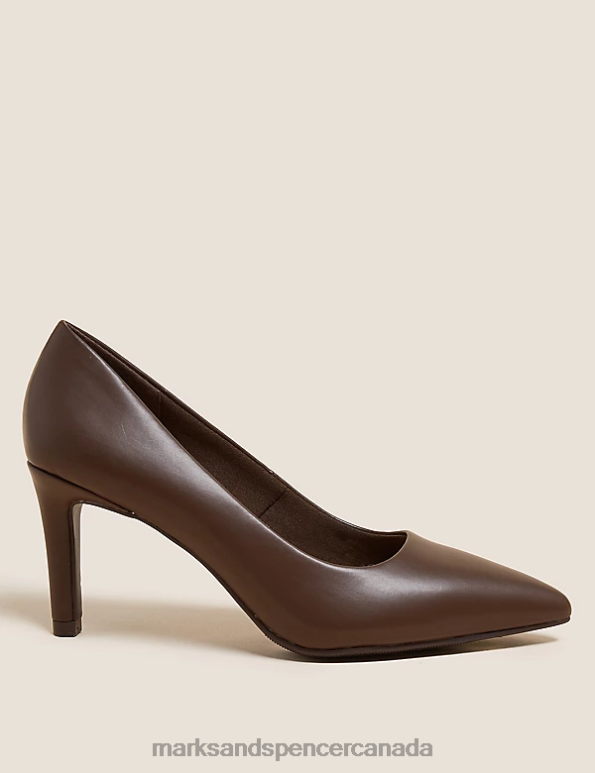 Marks and Spencer Canada - Women Rich Quartz Footwear Marks & Spencer Stiletto Heel Pointed Court Shoes 20VTD699